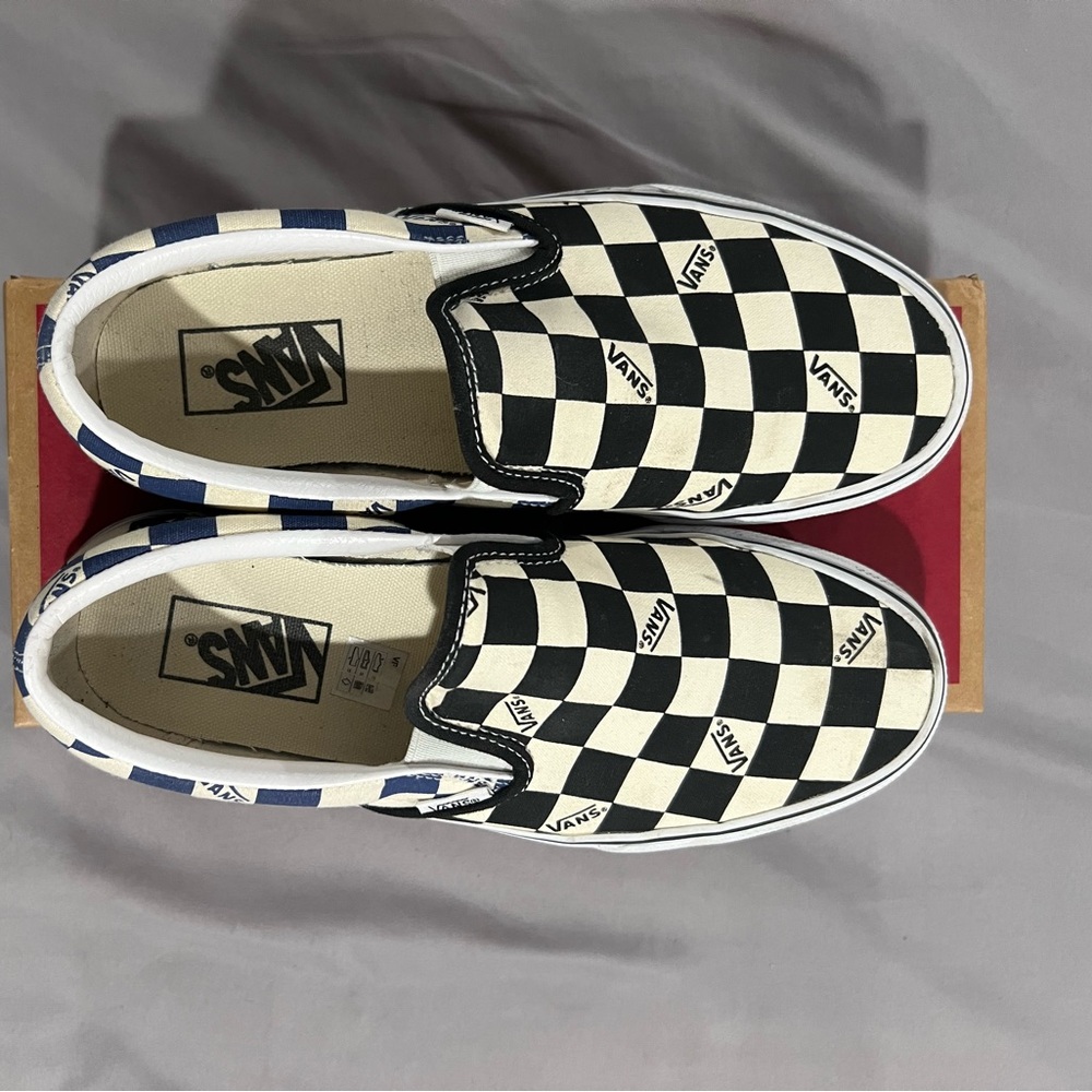 Vans slip one size 8